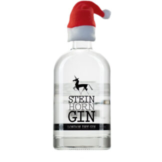 Steinhorn Gin 500 ml mit Weihnachtsmütze